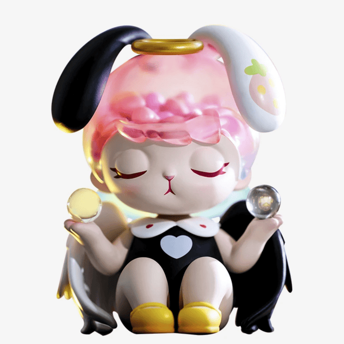 Bunny Black & White Angel 5-inch Figure by Pop Mart Available Now - Tenacious Toys®