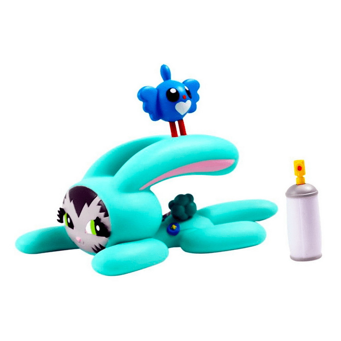 Bunny Kitty Blue 7-inch vinyl figure by Dave Persue Available Now ! ! ! - Tenacious Toys®