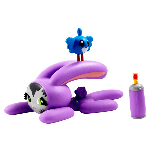 Bunny Kitty Purple 7-inch vinyl figure by Dave Persue Available Now ! ! ! - Tenacious Toys®