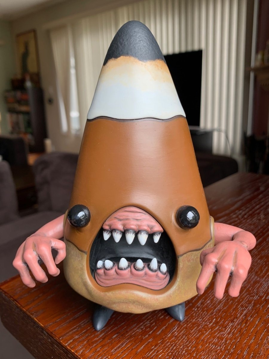 CANDEMOM Summer S'mores custom Alex Pardee Candy Cornelius figure by Soko Cat Available Now ! ! ! - Tenacious Toys®