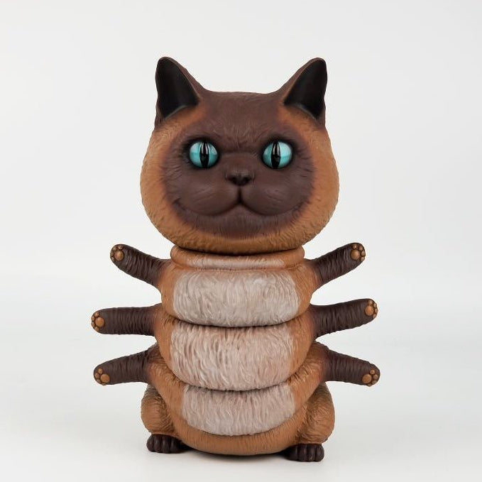 Casey Weldon Tenacious Exclusive Kittypillar Siamese 8-inch vinyl collectible by 3A On Sale Now - Tenacious Toys®