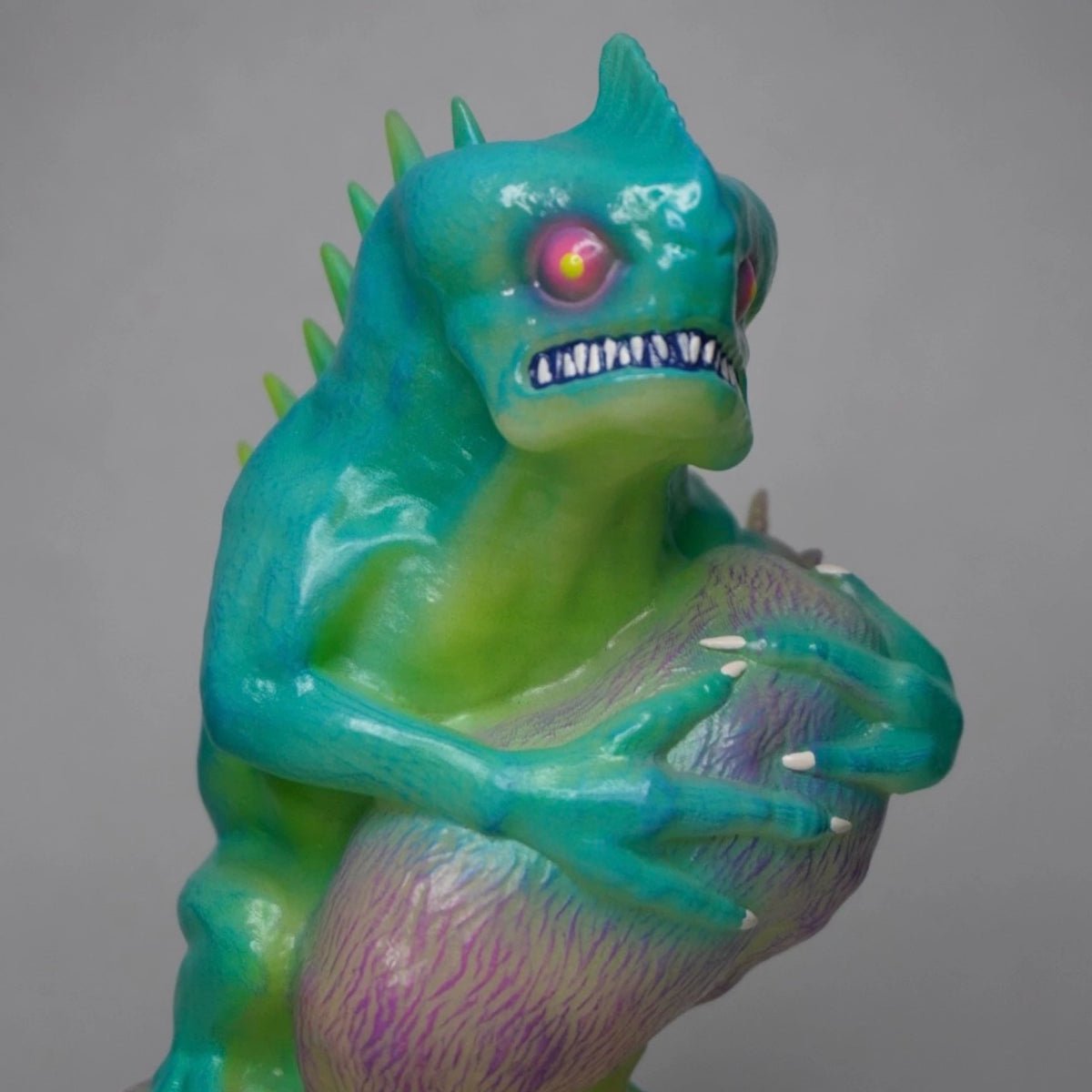 Cryptozoo-Fubi El Chupacabra Blue Custom by Videovomit Available Now - Tenacious Toys®