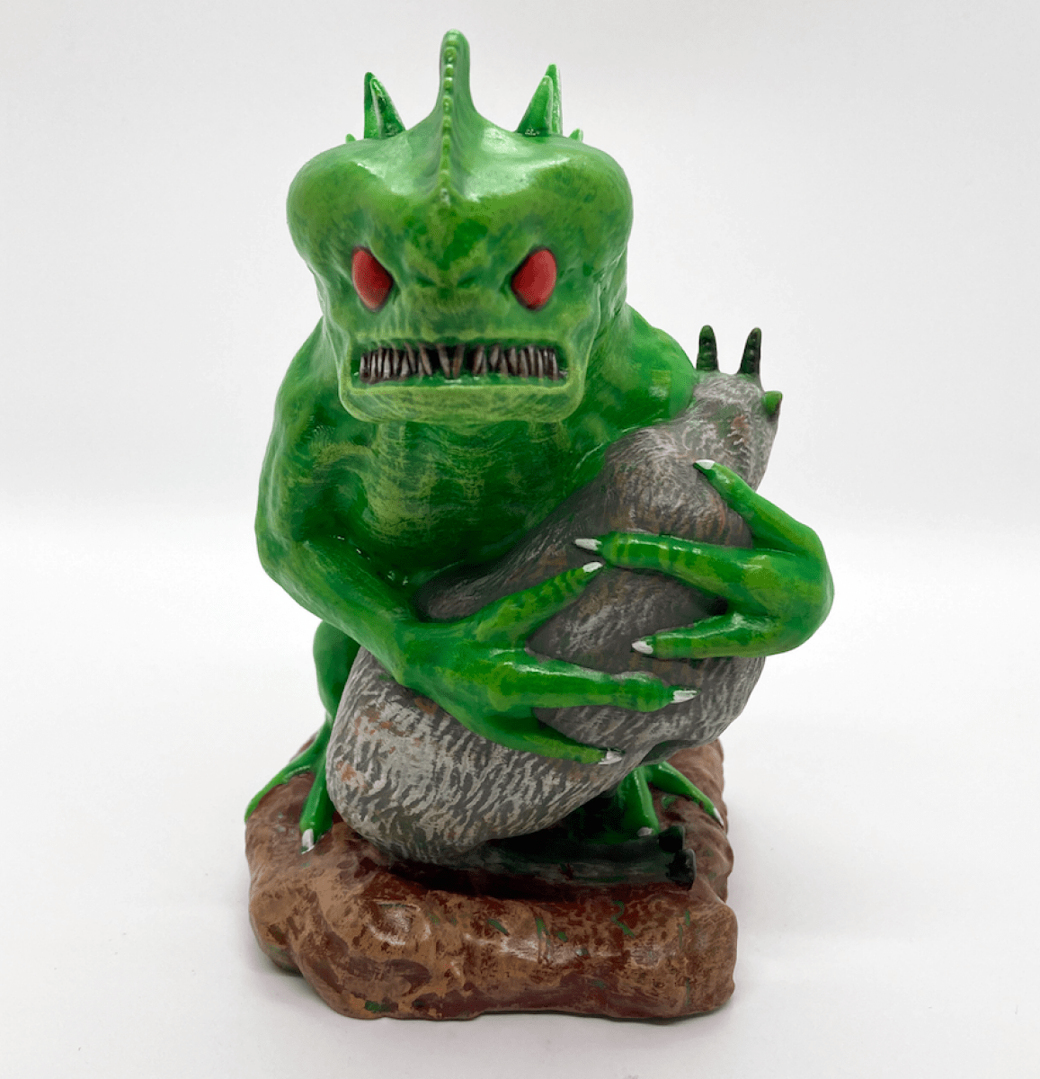 Cryptozoo-Fubi El Chupacabra green vinyl figure by Weston Brownlee Available Now ! ! ! - Tenacious Toys®