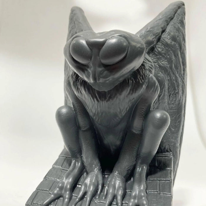 Cryptozoo-Fubi Mothman Grey Blank Edition vinyl figure by Weston Brownlee Available Now - Tenacious Toys®