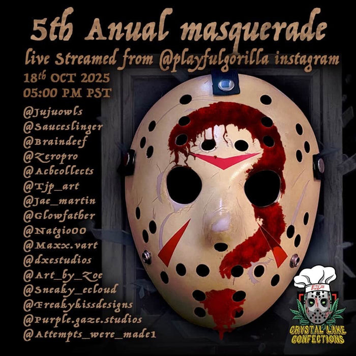 Crystal Lake Confections 5th Annual Masquerade - Tenacious Toys®