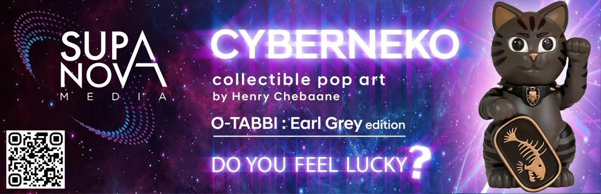 CYBERNEKO O-TABBI EARL GREY Edition - Tenacious Toys®