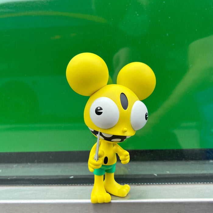 Dalek Space Monkey Yellow with Green Pants by 3DRetro Available Now - Tenacious Toys®
