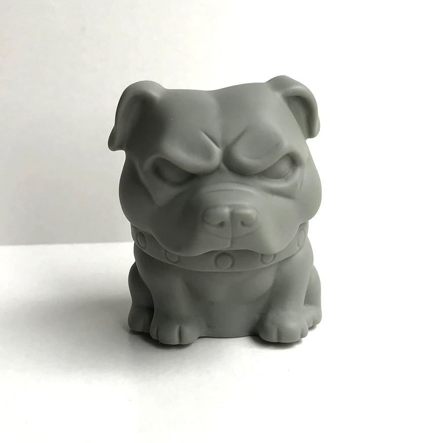 Danger Dog Gray DIY vinyl 2.25-inch mini figure available now ! ! ! - Tenacious Toys®