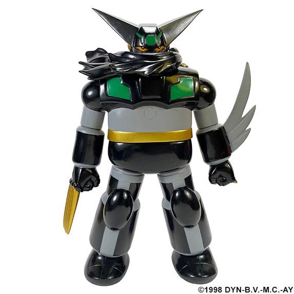 Dark Getter Robo 1 Licensed Version Black 6.5 inch sofubi figure Available Now - Tenacious Toys®