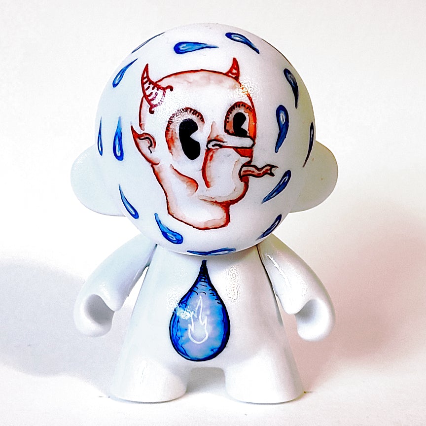 Dead Devil 4-inch custom Munny by Eric Mckinley Available Now ! ! !