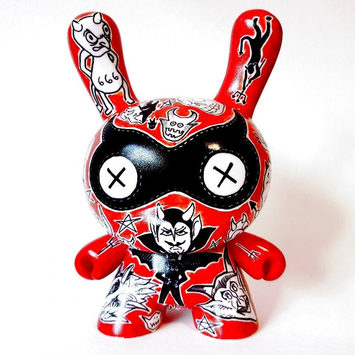 Devil 7-inch custom Dunny by Eric Mckinley Available Now ! ! ! - Tenacious Toys®