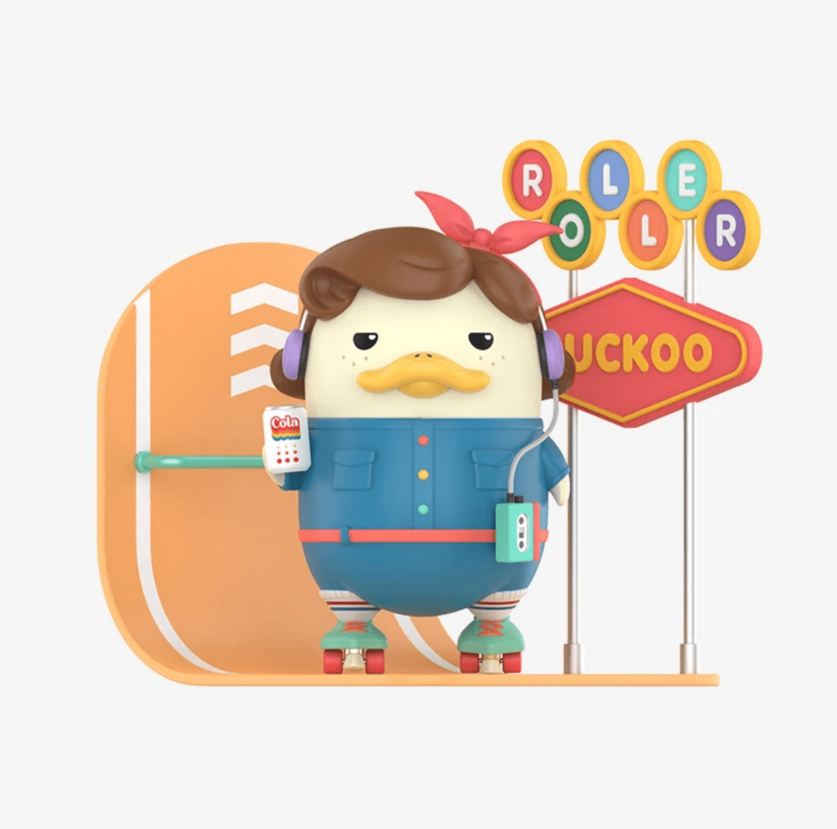 DUCKOO Roller Skate Figurine 12cm figure set by Pop Mart Available Now - Tenacious Toys®