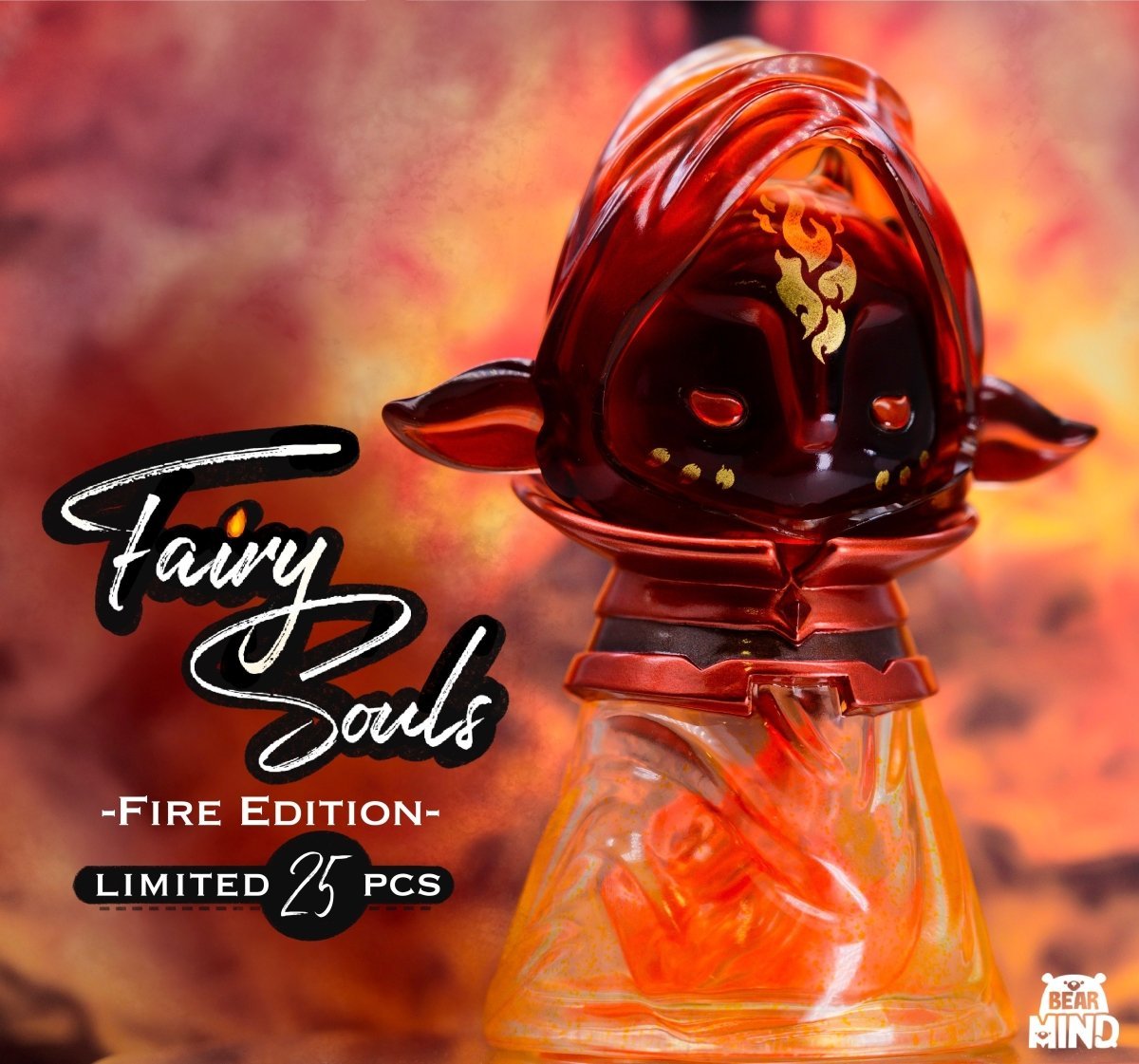 Fairy Souls Fire Edition 6-inch vinyl figure by Bearinmind Toys Available Now ! ! ! - Tenacious Toys®