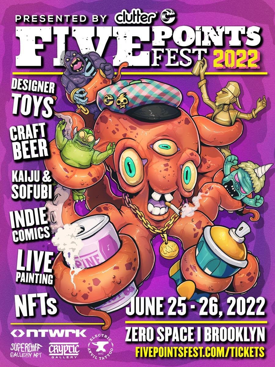 Five Points Fest 2022 - BUY TICKETS NOW ! ! ! June 25th & 26th - Tenacious Toys®