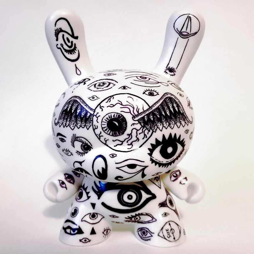 Flying Eye 7-inch custom Dunny by Eric Mckinley Available Now ! ! ! - Tenacious Toys®