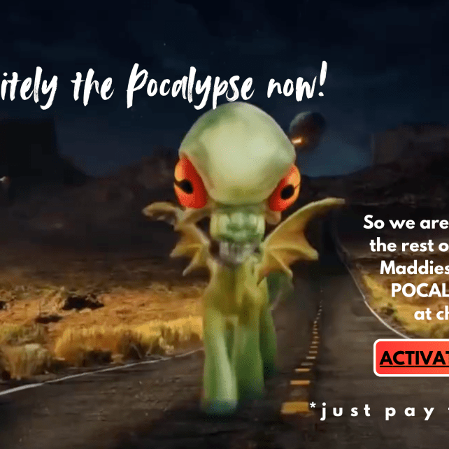 FREE Green Maddie Cthulhu Until Society Collapses - Tenacious Toys®