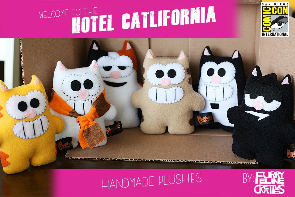 Furry Feline Creatives at SDCC w/ Exclusives Celebrating 10 YEARS ! ! ! - Tenacious Toys®