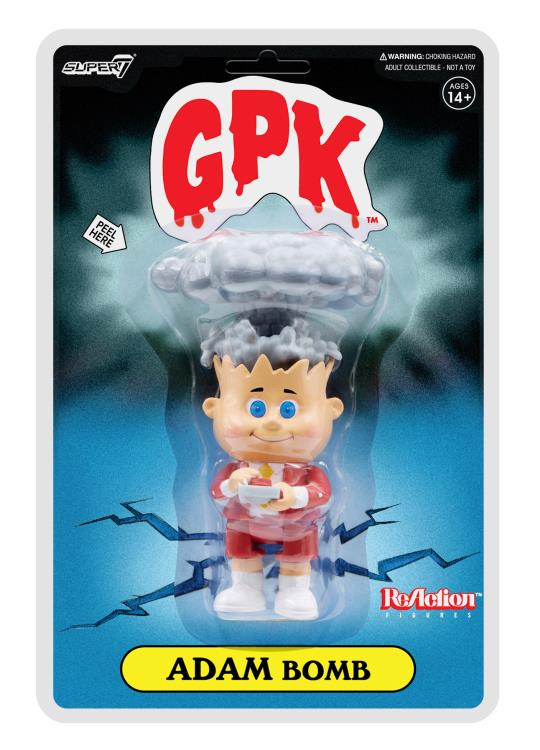 Garbage Pail Kids ReAction Figure Adam Bomb Red SDCC Edition by Super7 Available Now ! ! ! - Tenacious Toys®