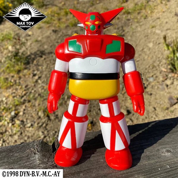 Getter Robo 1 Licensed Standard Version Red 6.5 inch sofubi figure Available Now - Tenacious Toys®