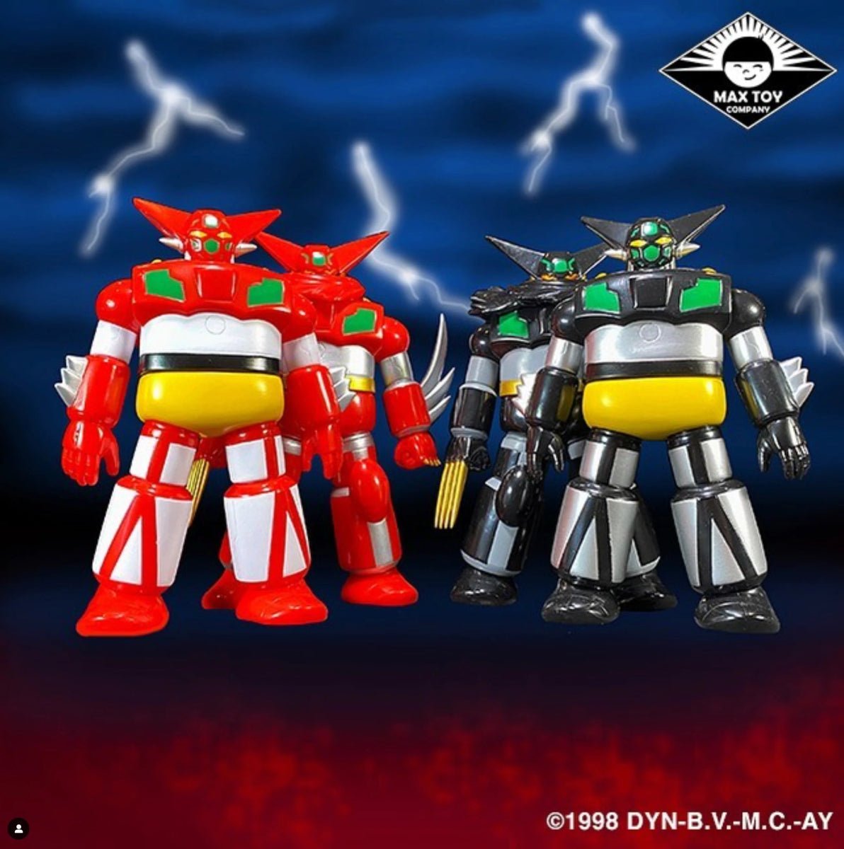 Getter Robo 1 sofubi figure 4-pack Available Now - Tenacious Toys®