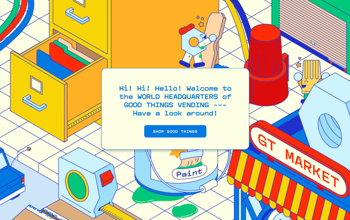 Good Things Vending has a new website - apply to be an artist - Tenacious Toys®