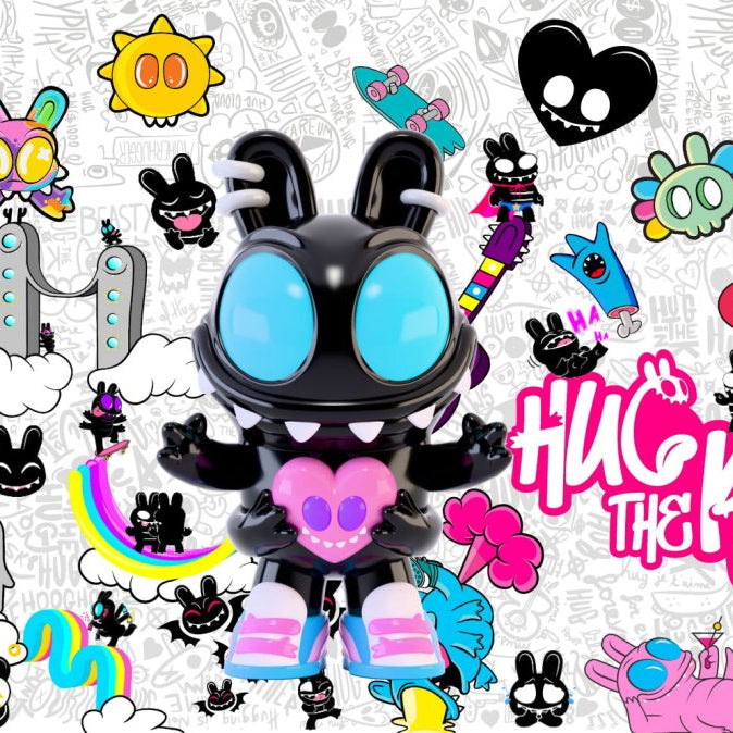 Hug the K Sofubi by Nicolas Lesaffre Drops Dec 1st - Tenacious Toys®