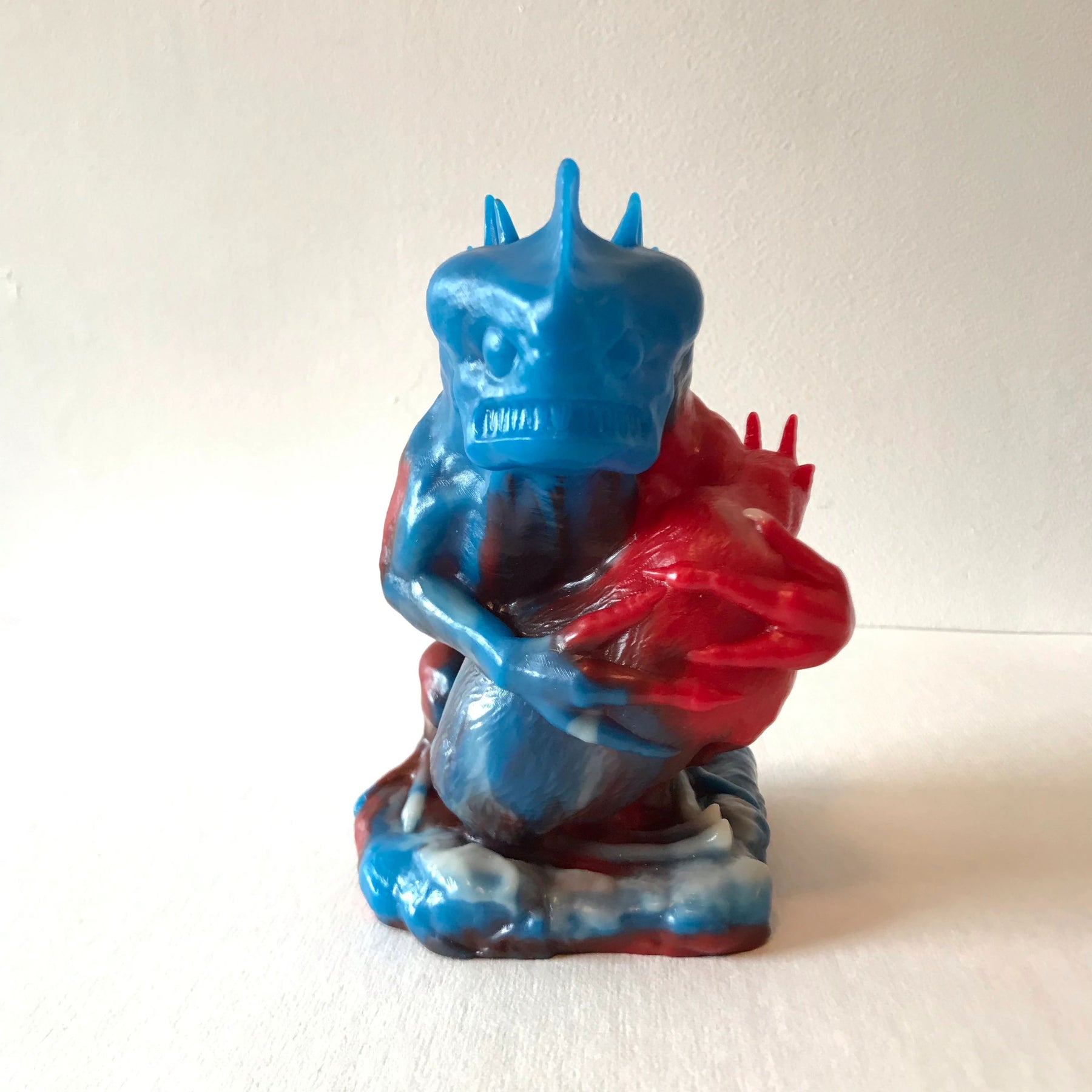 Cryptozoo-Fubi El Chupacabra Red White & Blue Edition vinyl figure by Weston Brownlee Available Now