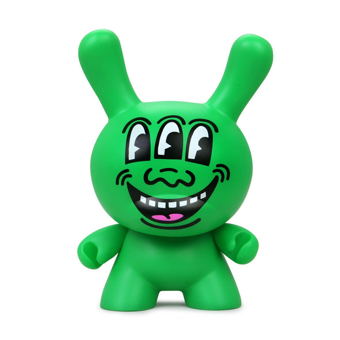 Keith Haring Masterpiece Three Eyed Monster 8" Dunny Vinyl Art Figure by Kidrobot Available Now ! ! ! - Tenacious Toys®