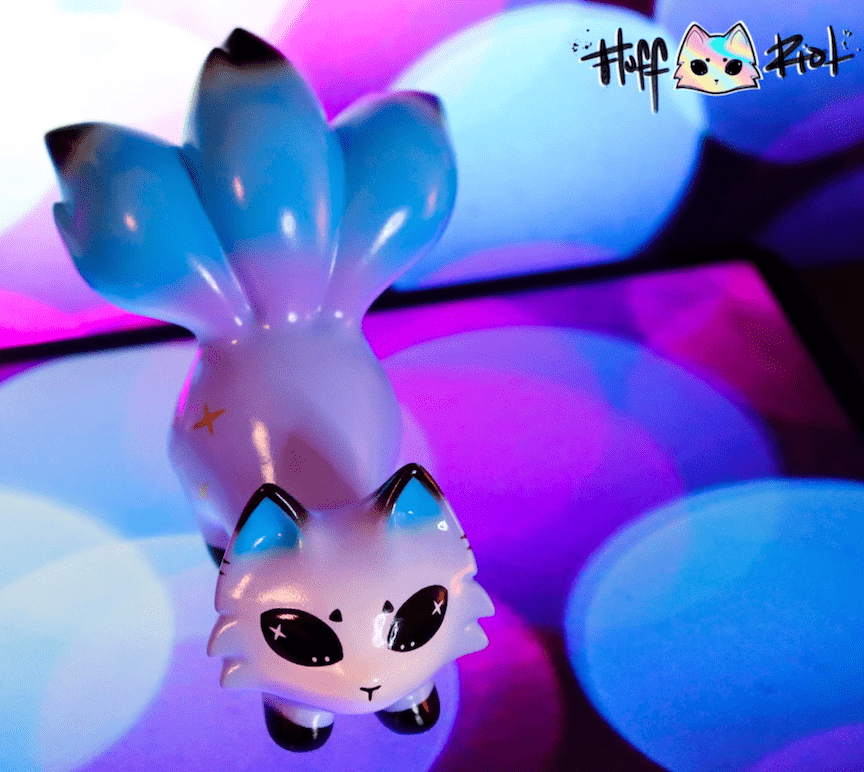 Khali 11cm vinyl figure by Fluff Riot x Strangecat Toys Available Now ! ! ! - Tenacious Toys®
