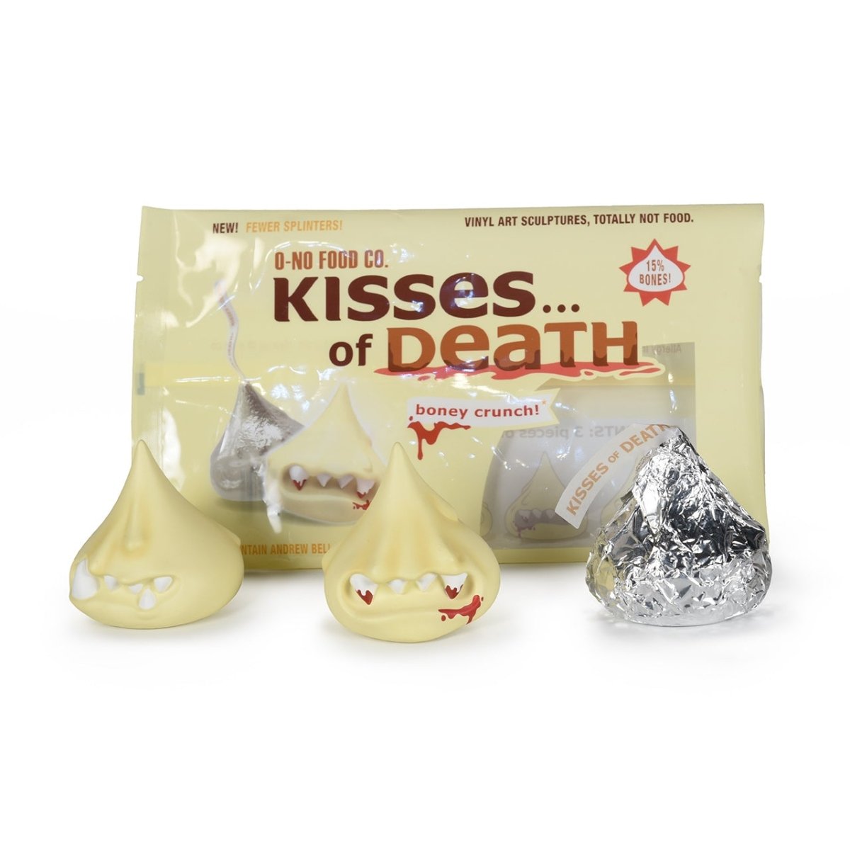 Kisses of Death 2” figures 3-Pack Boney Crunch white chocolate edition by Andrew Bell Available Now ! ! ! - Tenacious Toys®