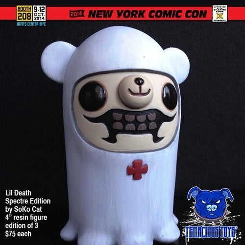 Lil Death Spectre Edition resin figure by SoKo Cat NYCC Exclusive Available Now ! ! ! - Tenacious Toys®