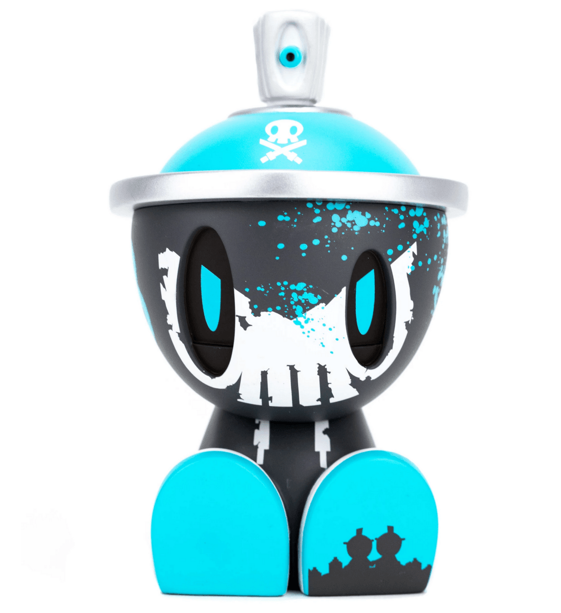 Lil Qwiky Battle Damaged Heisenberg Blue Edition Canbot by Quiccs x Czee x Clutter Available Now ! ! ! - Tenacious Toys®