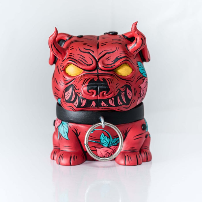 Los 7 Pecaditos 5-inch vinyl Danger Dog Custom by YosoyBuque Available Now ! ! ! - Tenacious Toys®