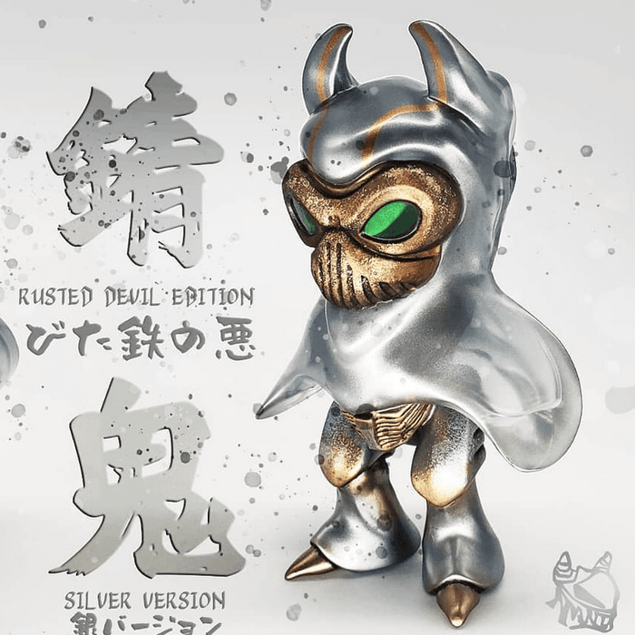 Manta Rusted Devil Silver Edition 6-inch vinyl figure by Manta Toys Available Now ! ! ! - Tenacious Toys®