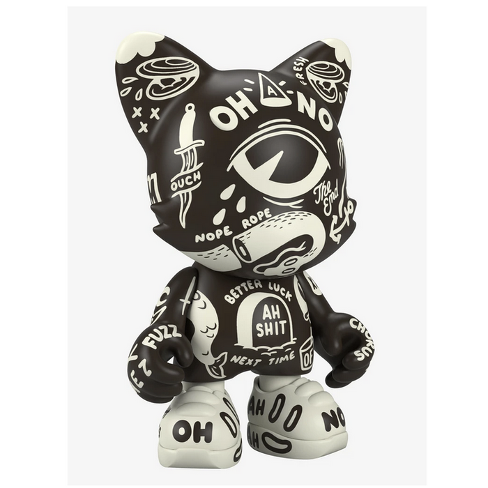 Oh-No BlackOut UberJanky by McBess 15" vinyl figure by Superplastic Available Now