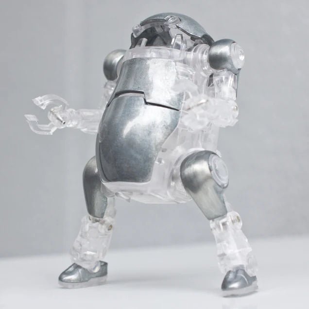 Mechatro 35 WeGo Unpainted Clear 10cm Robot Action Figure Available Now - Tenacious Toys®