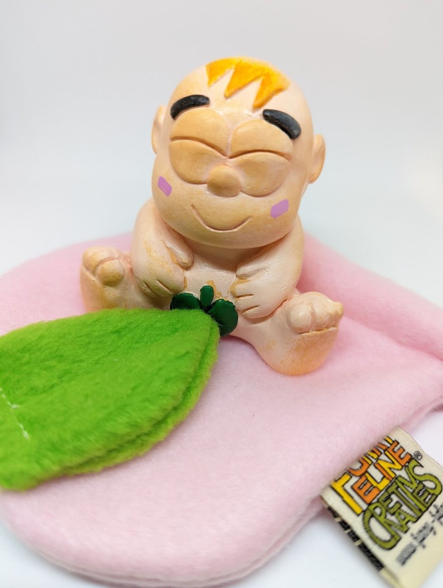 Momotaro The Peach Boy Resin figure from Furry Feline Creatives ! ! ! - Tenacious Toys®