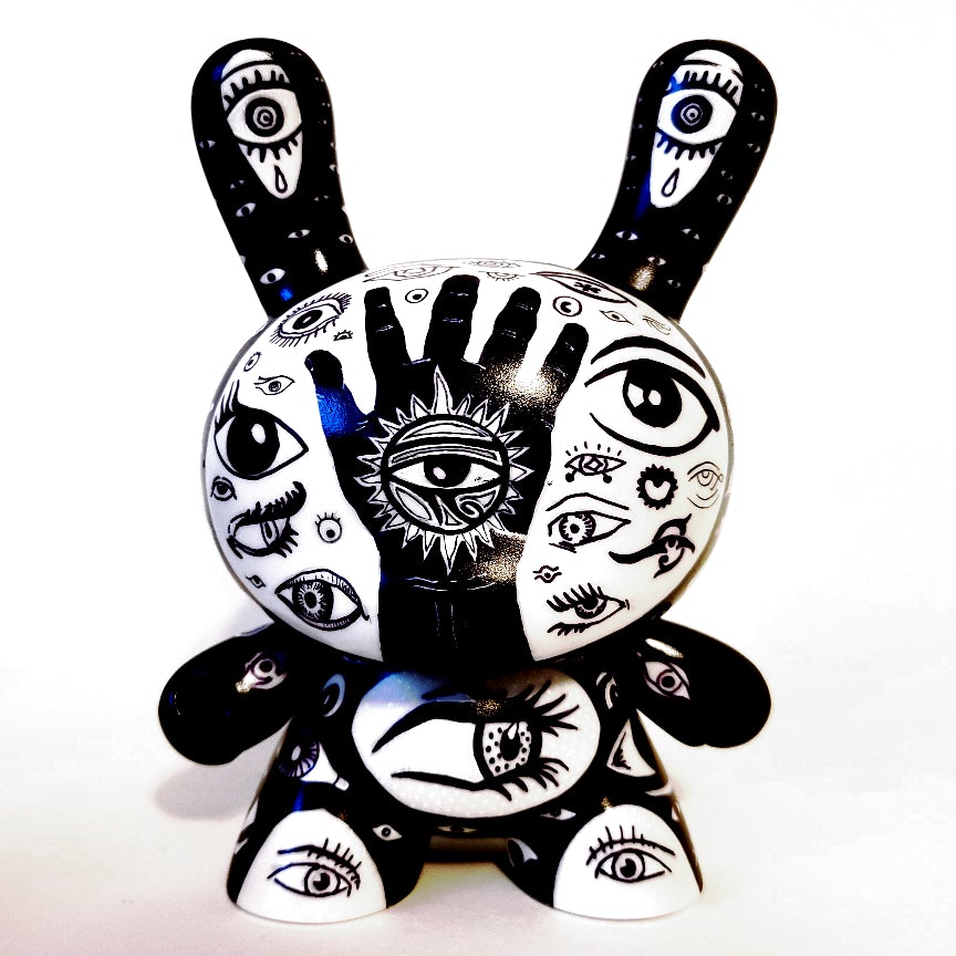 Mystical Eye 7-inch custom Dunny by Eric Mckinley Available Now ! ! ! - Tenacious Toys®
