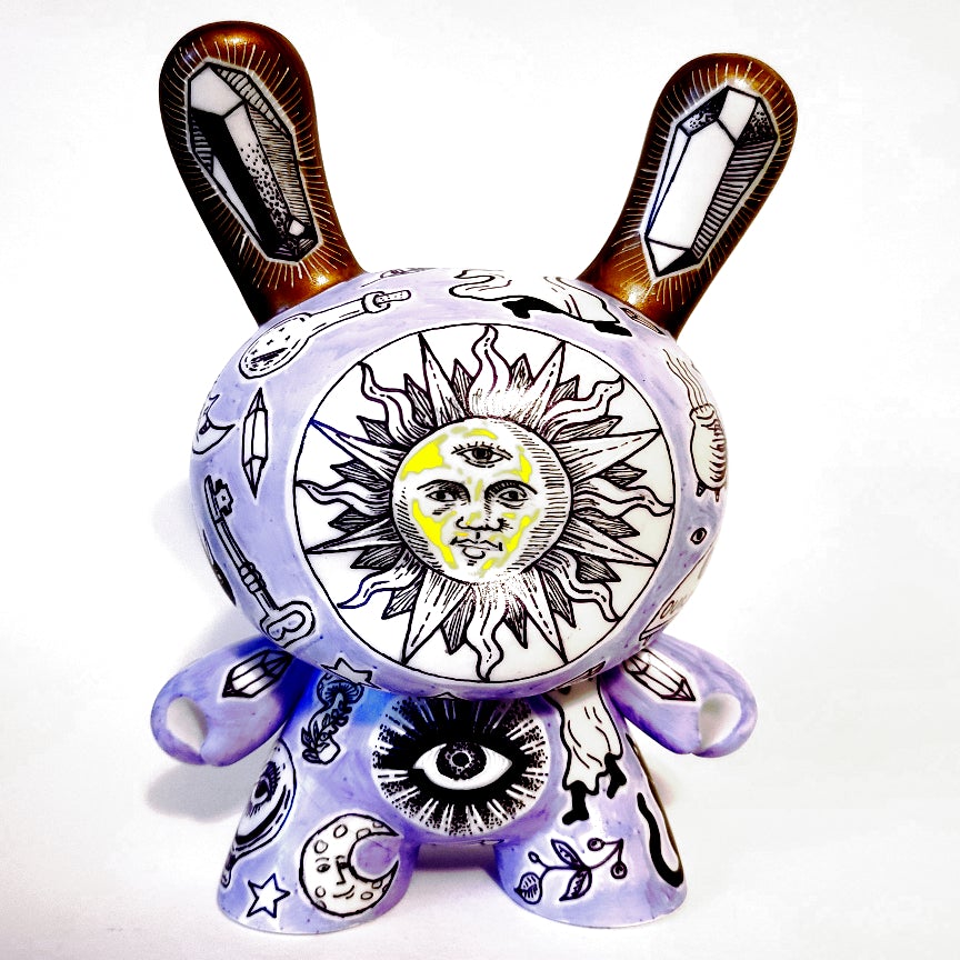 Mystical Sun 7-inch custom Dunny by Eric Mckinley Available Now ! ! ! - Tenacious Toys®