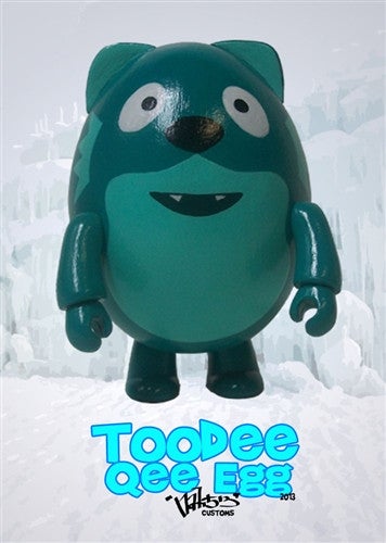 nati513 Custom 3-inch Yo Gabba Gabba Toodee Egg Qee Available Now ! ! ! - Tenacious Toys®