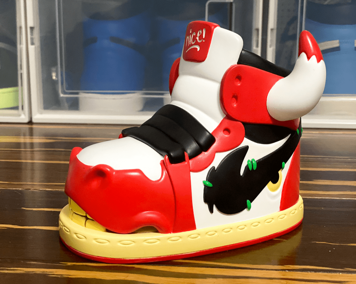 Nice! Shoes 6-inch vinyl art toy by Patrick Goodwin Available Now - Tenacious Toys®