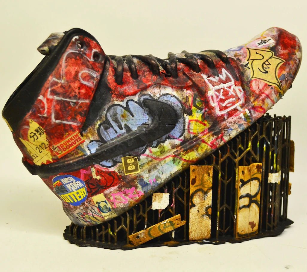 Old NY Style resin Jordan 1s customized by NEMO Available Now - Tenacious Toys®