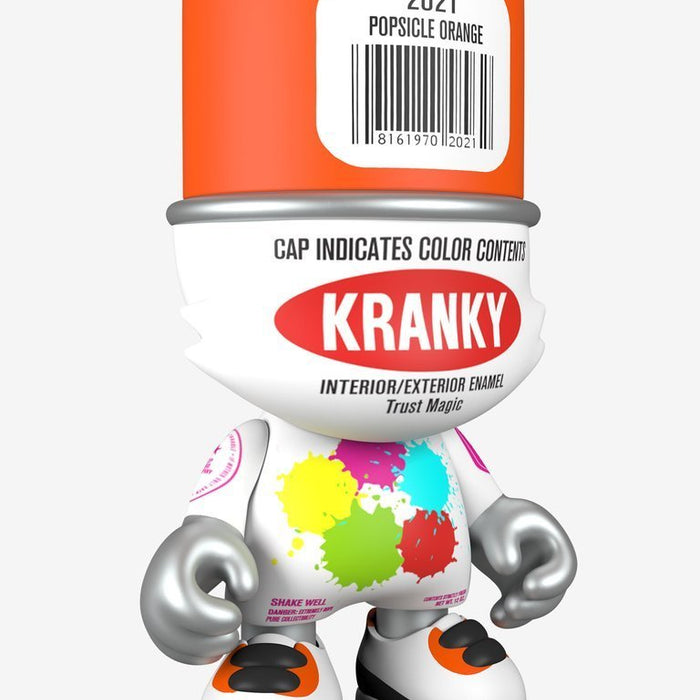 Popsicle Orange SuperKranky 8-inch vinyl toy by Sket One x Superplastic Available Now - Tenacious Toys®