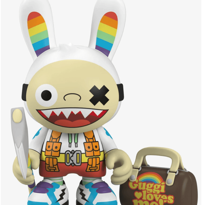 PRIDE Fashion EDC SuperGuggi 8" vinyl figure by Guggimon x Superplastic Available Now - Tenacious Toys®