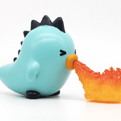 PUPU Aliens Flaming Dinoo 12 cm figure by Newdtoy Available Now ! ! ! - Tenacious Toys®