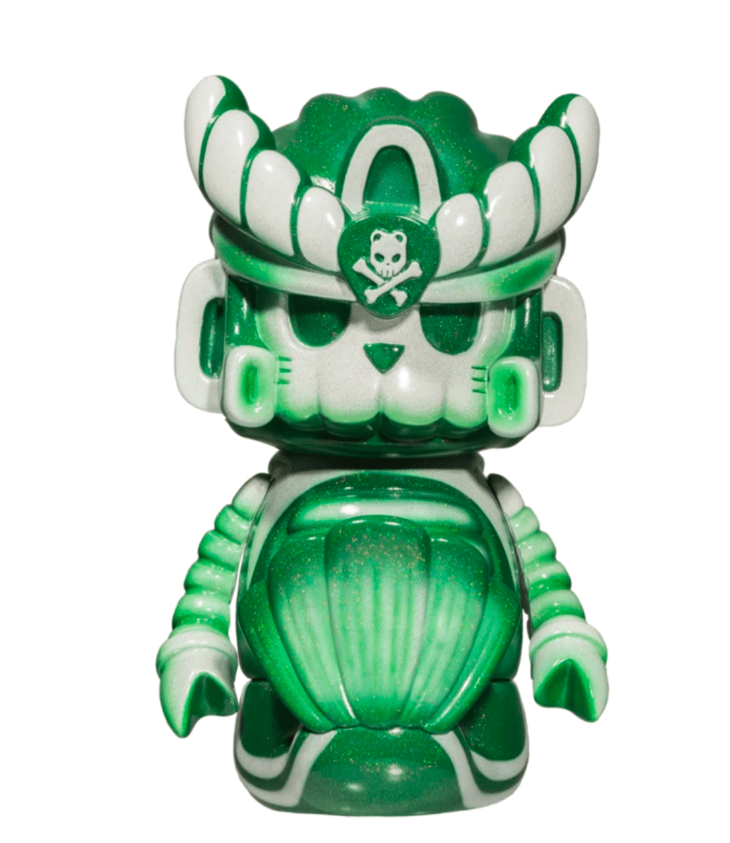 Quiccs MerTEQ Liat Orchard Green Edition 6-inch vinyl art toy by Mighty Jaxx Available Now ! ! ! - Tenacious Toys®