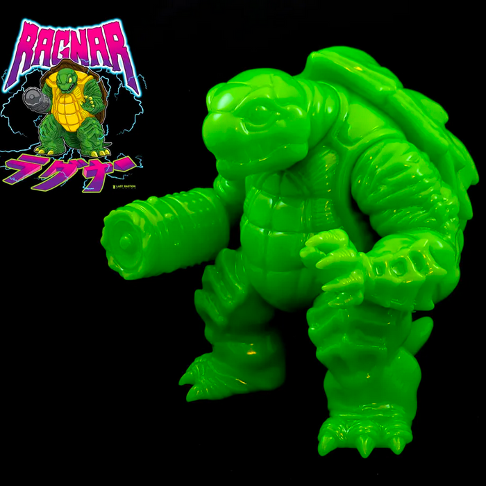 Ragnar 8.75-inch Vinyl Figure Neon Green Blank by Last Bastion Studios Available Now