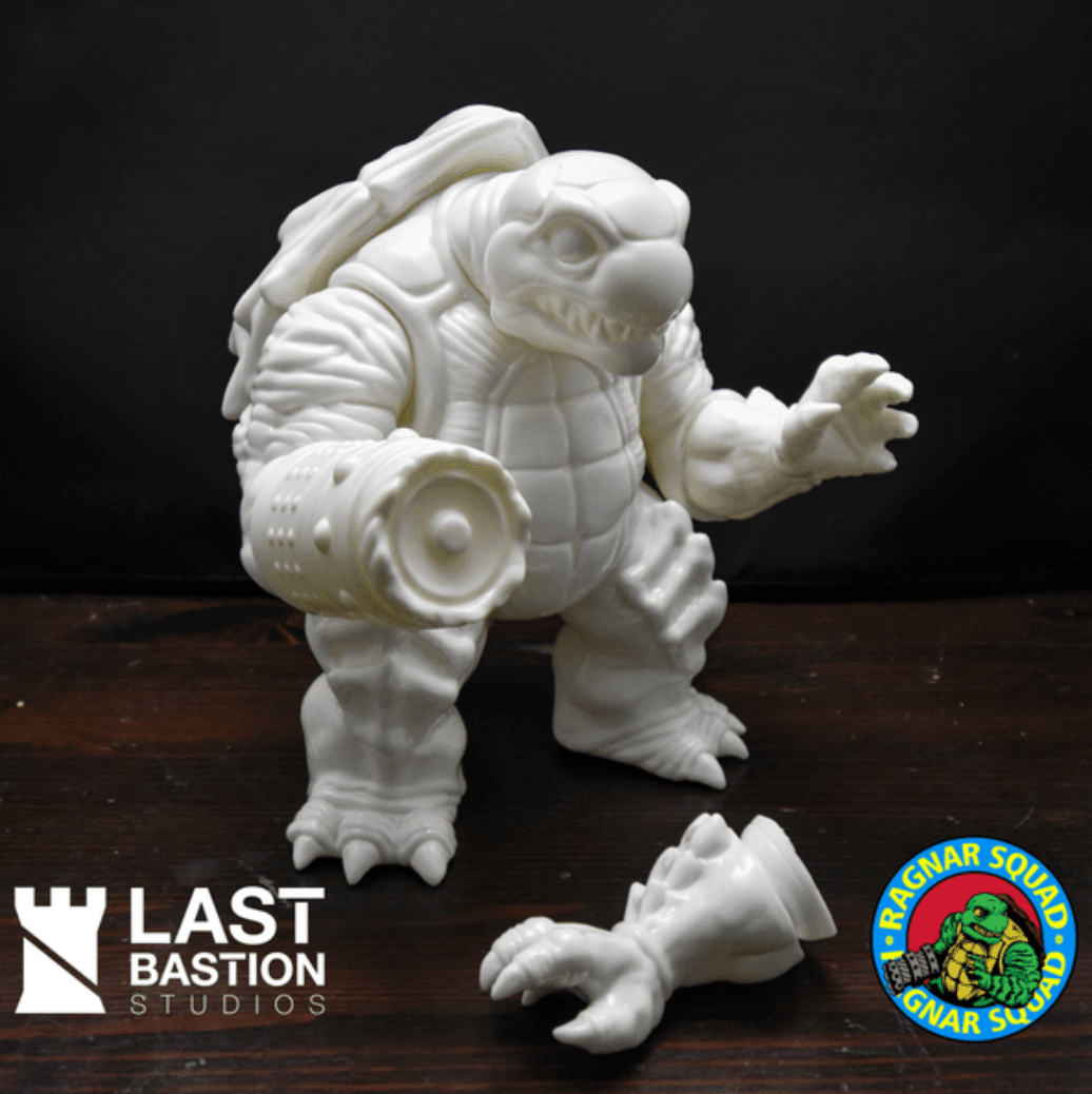 Ragnar 8.75-inch Vinyl Figure DIY White Blank by Last Bastion Studios Available Now - Tenacious Toys®