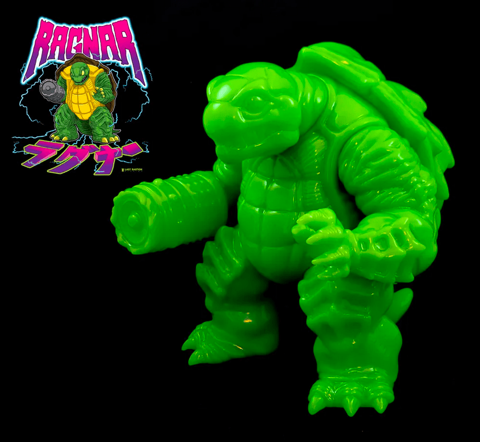 Ragnar 8.75-inch Vinyl Figure Neon Green Blank by Last Bastion Studios Available Now - Tenacious Toys®