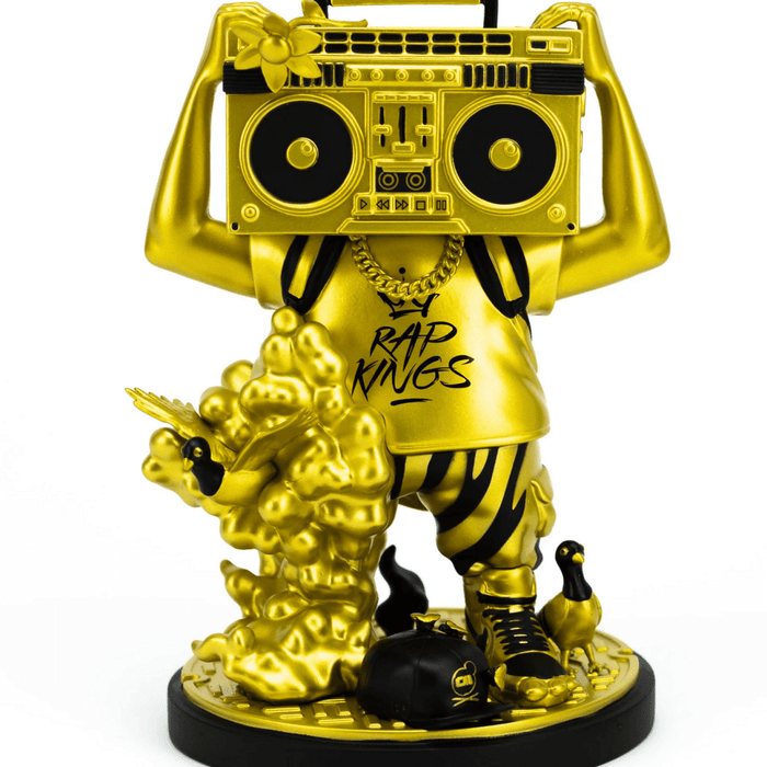 Rap Kings GOONBOX Gold Edition 7 inch vinyl figure by Chris Murray x Clutter Available Now ! ! ! - Tenacious Toys®